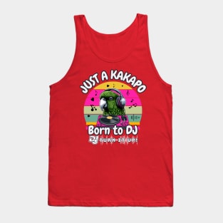 "Just a Kakapo, Born to DJ: Turn it Up!" Tank Top